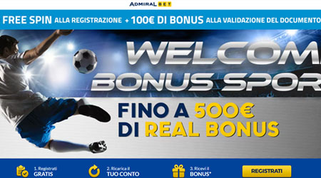 AdmiralBet scommesse online