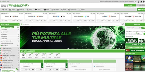 Betpassion scommesse sportive