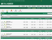 La pagina scommesse live di Italiagioco