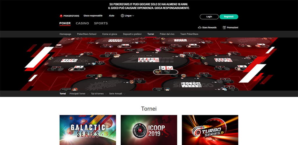 PokerStars tornei