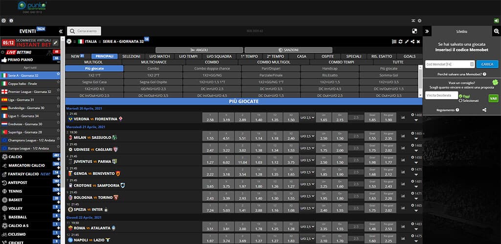 Puntoscommesse scommesse sportive