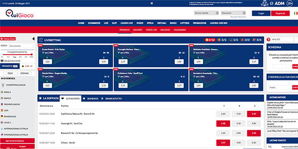 QuiGioco scommesse sportive