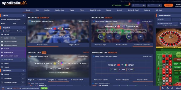 Sportitaliabet scommesse homepage