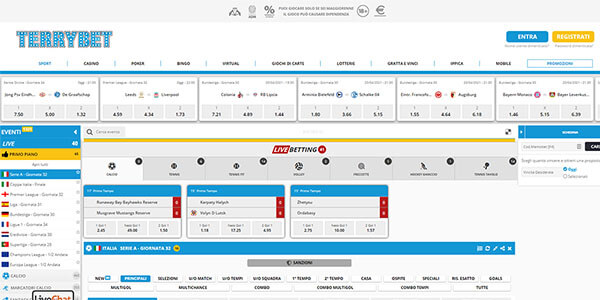 Terrybet scommesse sportive