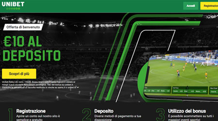 Unibet scommesse online