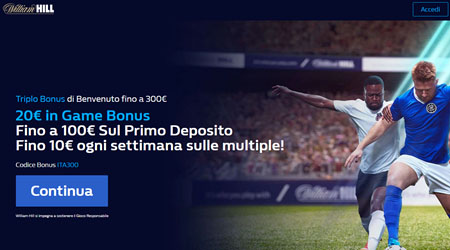 William Hill scommesse online